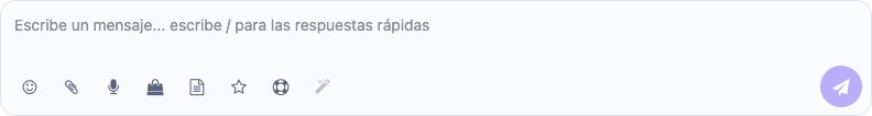 El compositor de mensajes