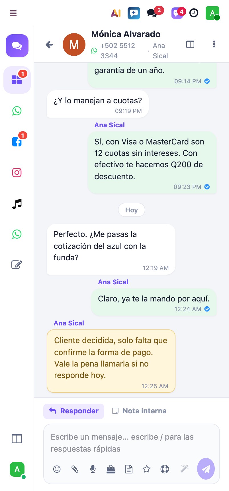 Una conversación abierta en el teléfono