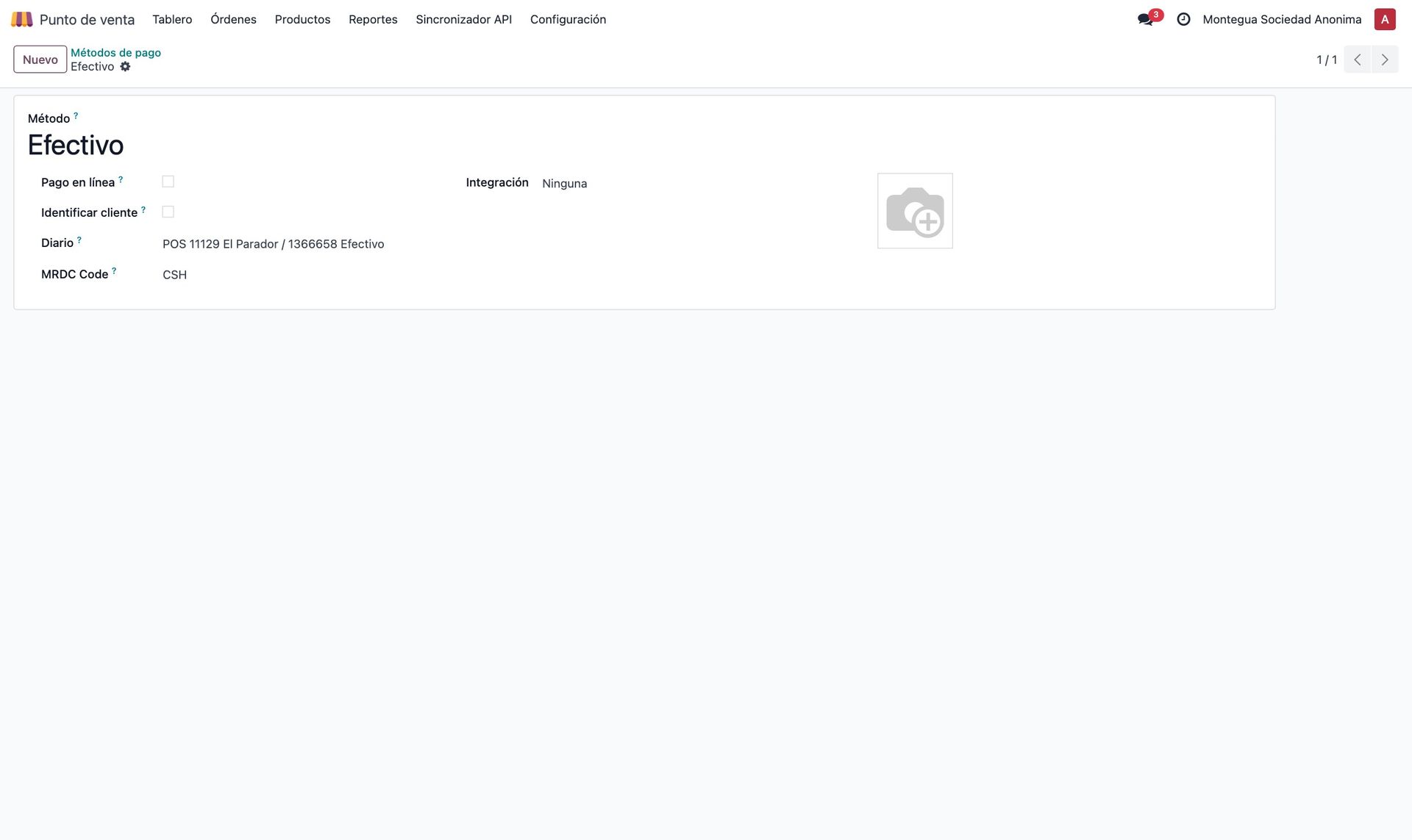 Método de pago con MRDC Code en la tienda